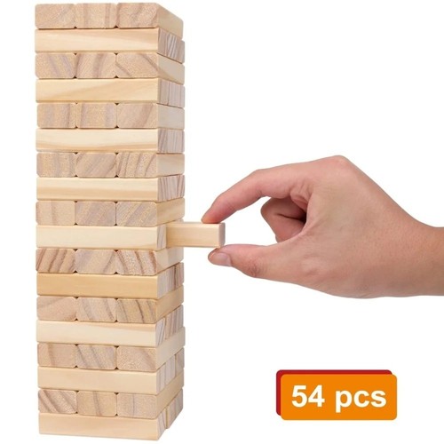 54pcs stacking tower game - 54pcs,