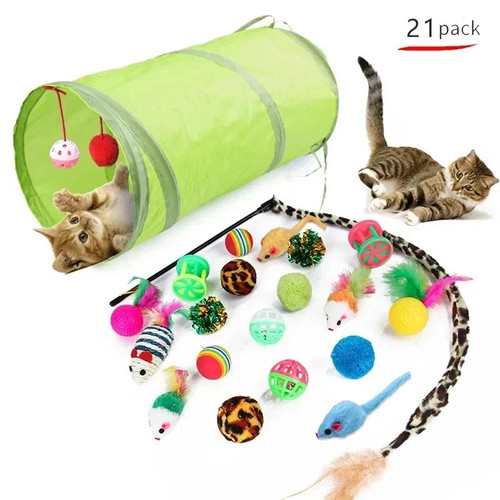 21pcs cat toy - 21pcs, interactive
