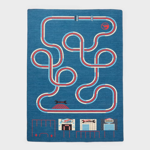 Hot wheels classic blue - 4'x6',
